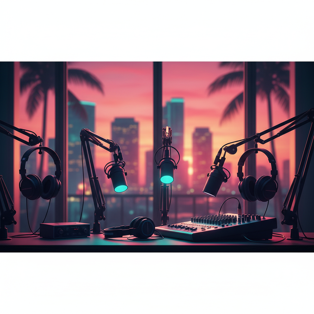 Top Miami Neighborhoods to Record Your Podcast in Miami