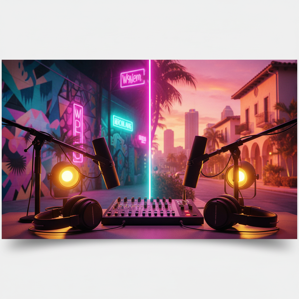 Top Miami Neighborhoods to Record Your Next Podcast