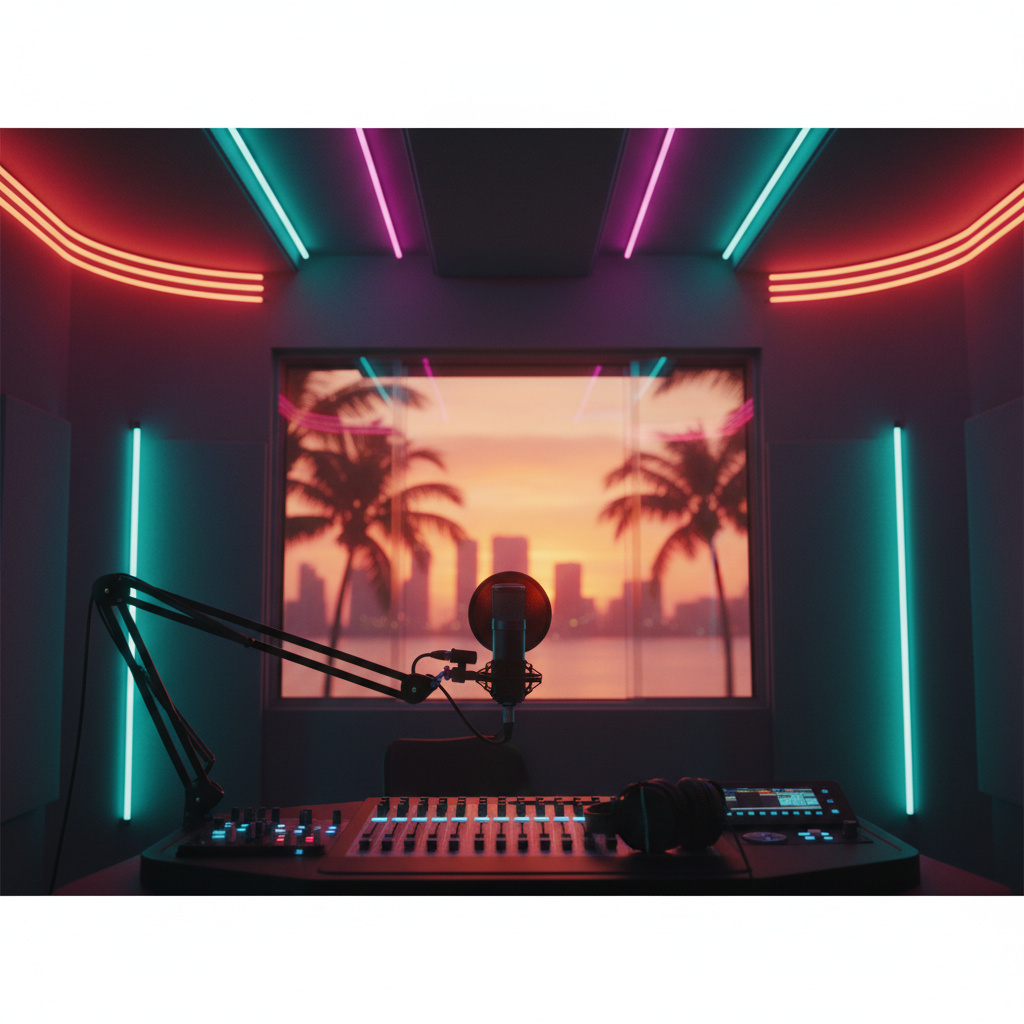 Elevate Your Sound: Miami Beach Podcast Production & Recording