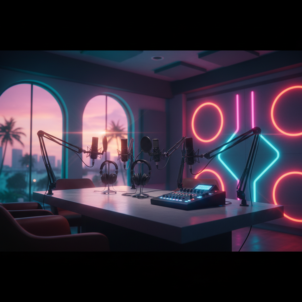 Miami Beach Podcast Production: Your Coastal Sound Studio