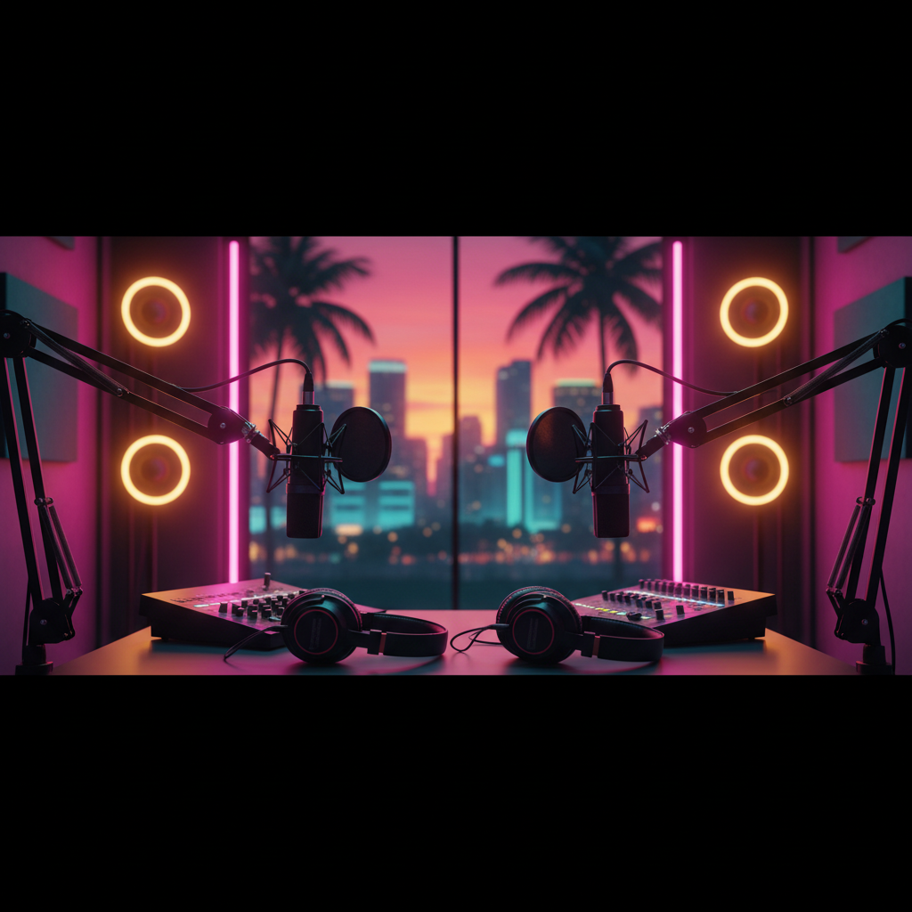 Miami Beach Podcast Production: Your Vibe, Your Voice, Our Studio!