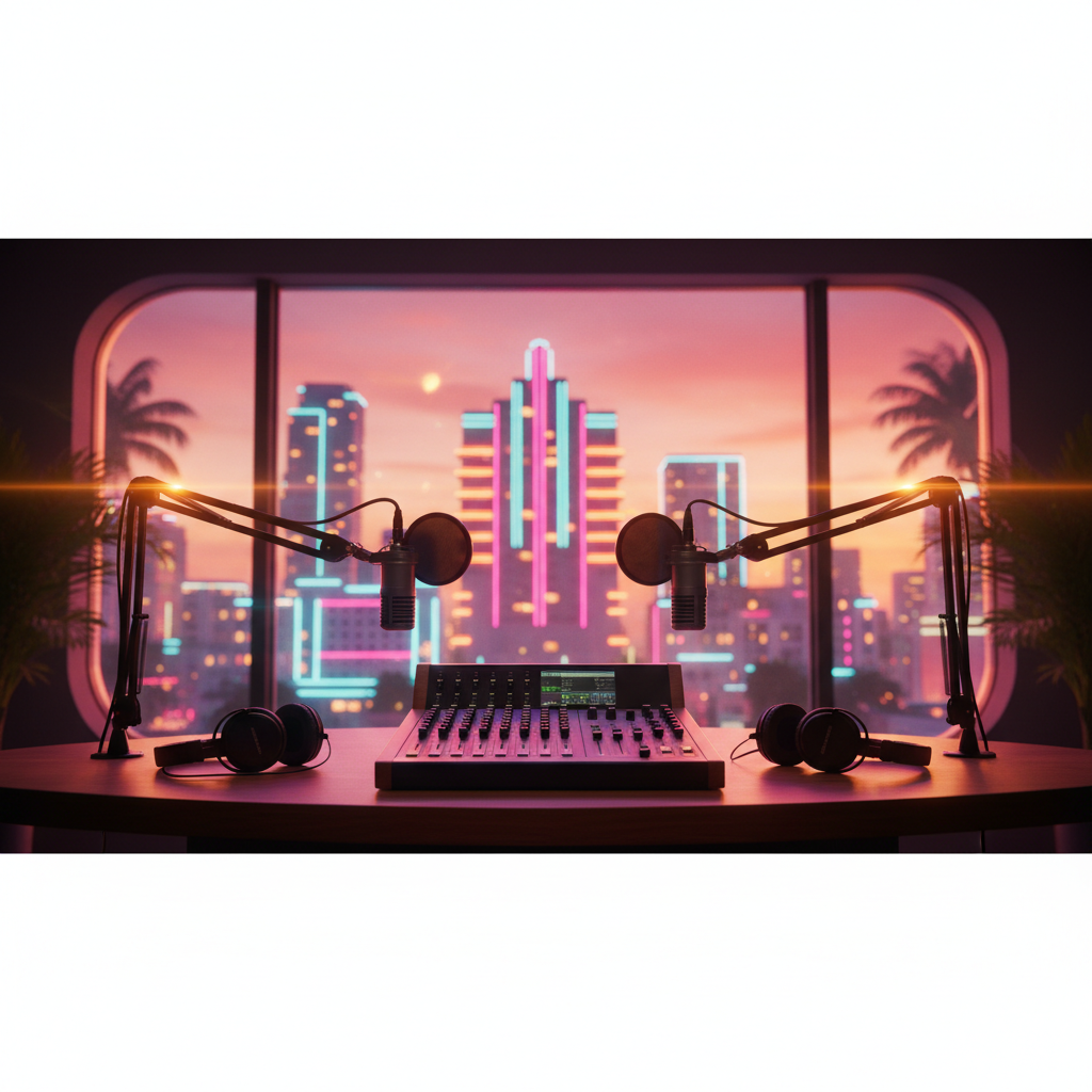 Miami's Top Neighborhoods for Podcast Recording
