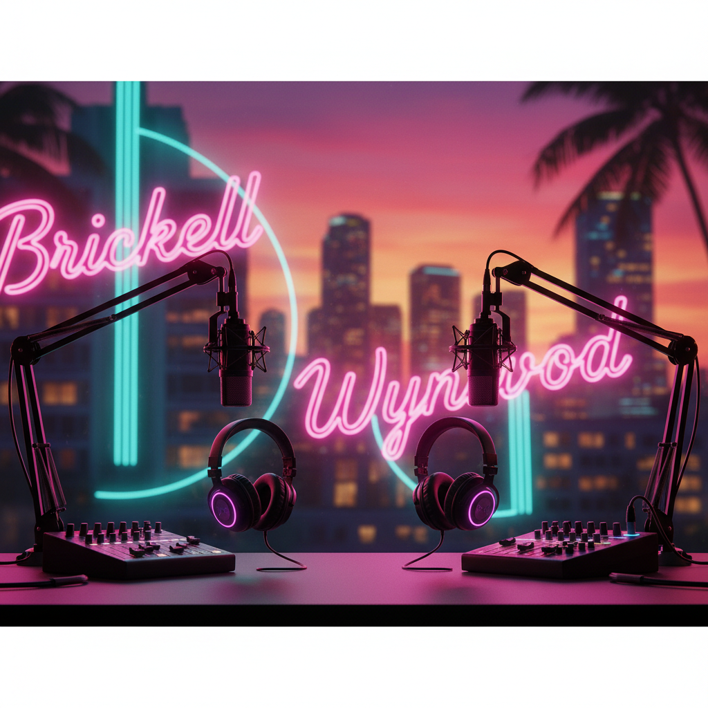 Miami's Hottest Hoods for Your Podcast Studio Vibe!