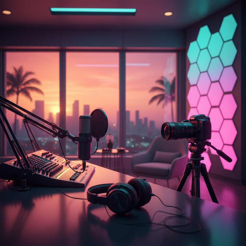 Miami Podcast Studio Equipment Guide: Pro Audio & 4K Gear