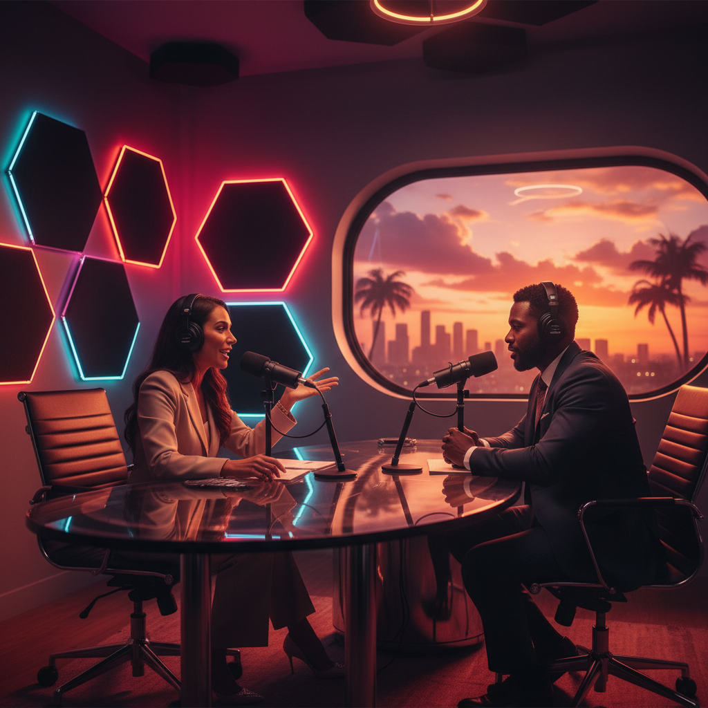 Level Up Your Voice: Miami Podcast Studio Rental for Entrepreneurs