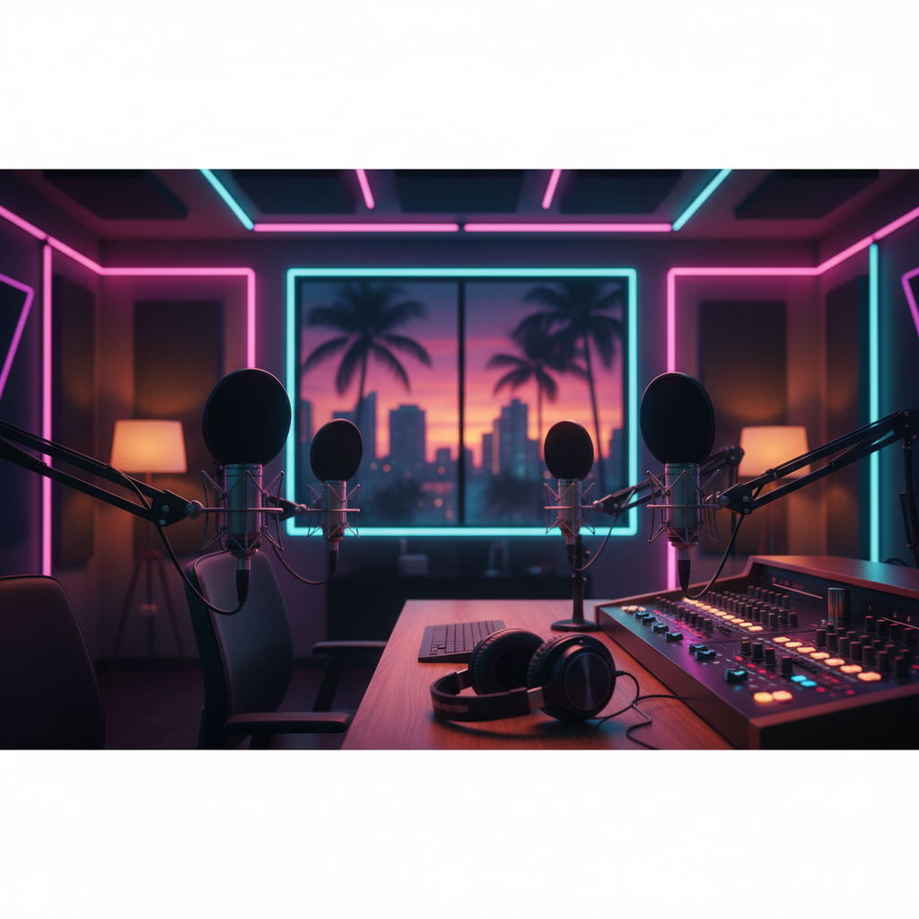 Elevate Your Sound: Premium Podcast Production in Miami Beach