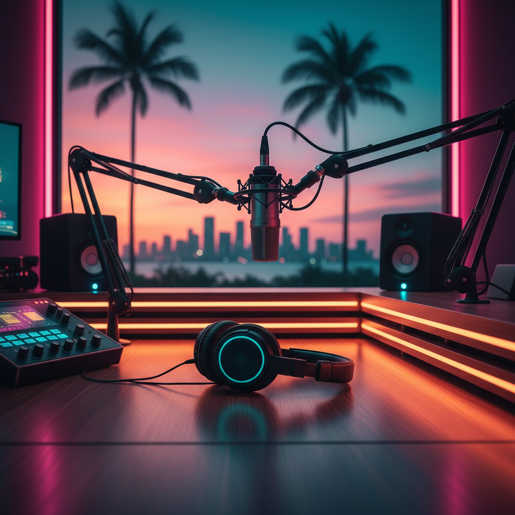 Elevate Your Sound: Podcast Production in Miami Beach