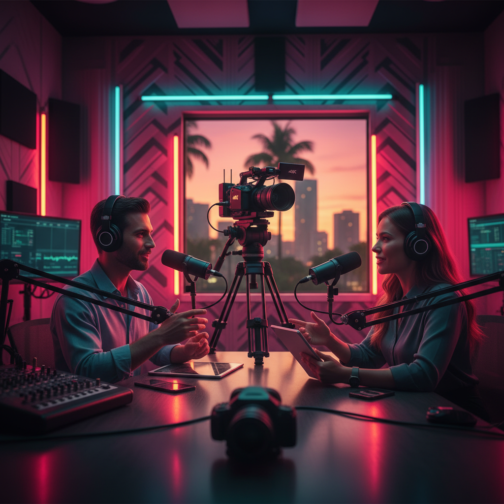 Podcast Studio Rental in Miami for Entrepreneurs